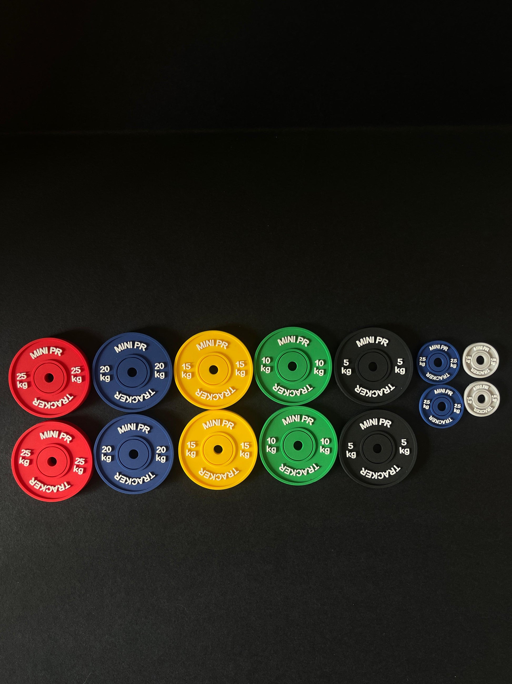 Mini Barbell Stand Bundle – Stainless Steel Barbell , Acrylic Stand & 1 Pair Of Plates